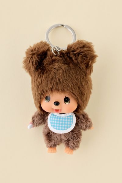 Porte-clés en peluche Monchhichi Friends Kuma Bear