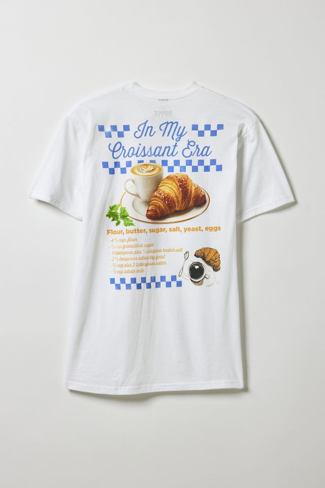 Croissant Cafe Graphic Tee