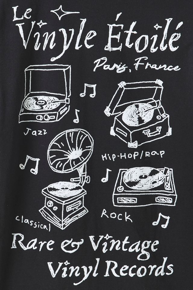 Rare & Vintage Vinyl Records Graphic Tee #2