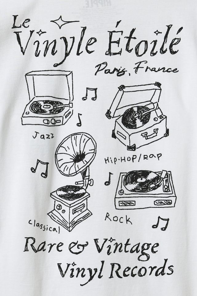 Rare & Vintage Vinyl Records Graphic Tee #2