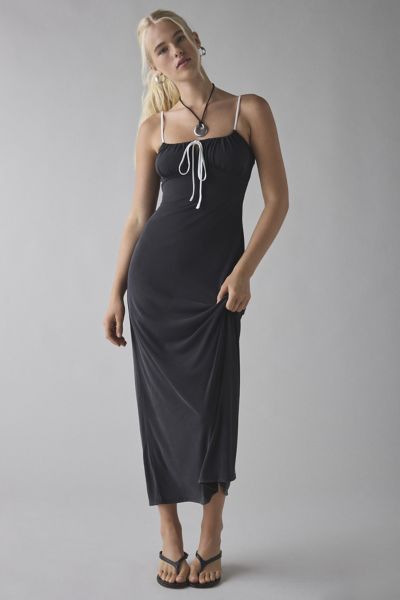 Ellie Cupro Tie Front LS Top