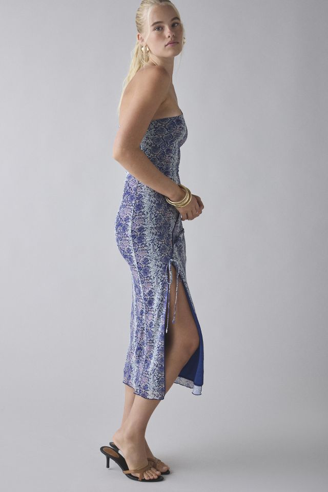 Kimchi Blue Odessa Asymmetric One-Shoulder Mesh Midi Dress #2