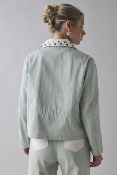 Ghospell Billie-Jean Studded Oversized Jacket