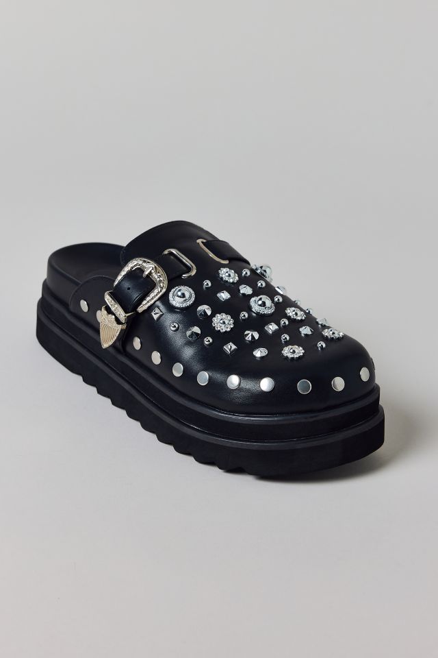 Azalea Wang Swiftly Studded Platform Clog #2