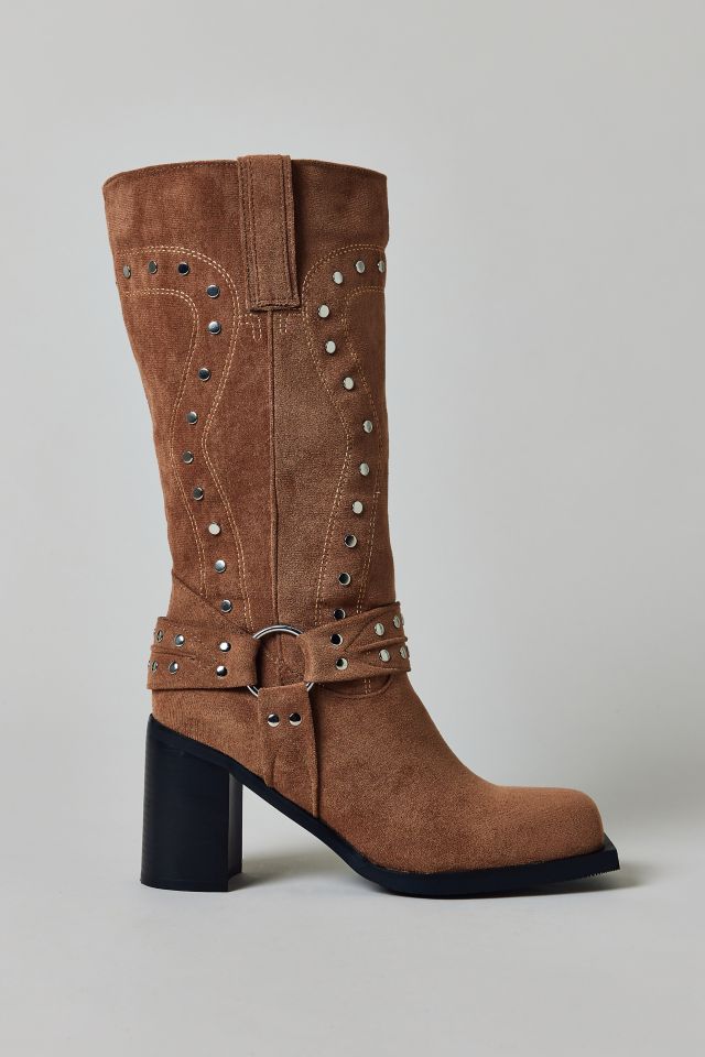 Azalea Wang Cirilla Studded Harness Boot #1