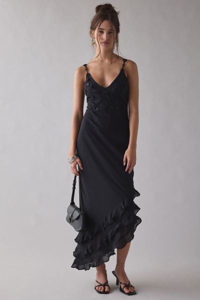 Sister Jane Lisette Leopard Print Midi Dress | Urban Outfitters