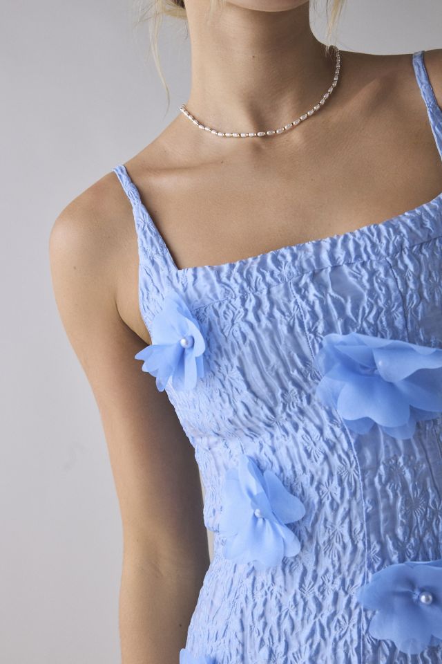 【Sister Jane】DREAM Blooming 3Dフローラル ジャガードミニ DREAM Blooming Jacquard Mini Dress – Sister Jane