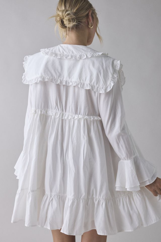 Sister Jane Sweet Pea Oversized Collar Ruffle Mini Dress #2