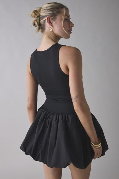 Sister Jane Meadowlark Drop Waist Bubble Mini Dress