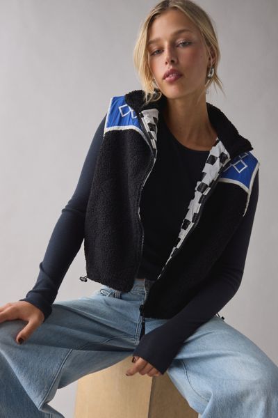 PASTICHE Montana Reversible Piled Fleece Vest