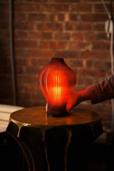 WOOJ DESIGN X CHRISTOPHER MERCHANT THE BALEINE LAMP IN AMBER AT URBAN OUTFITTERS 