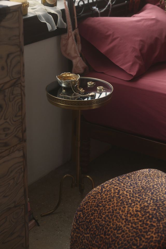 Ariana Mirror Top Side Table #1