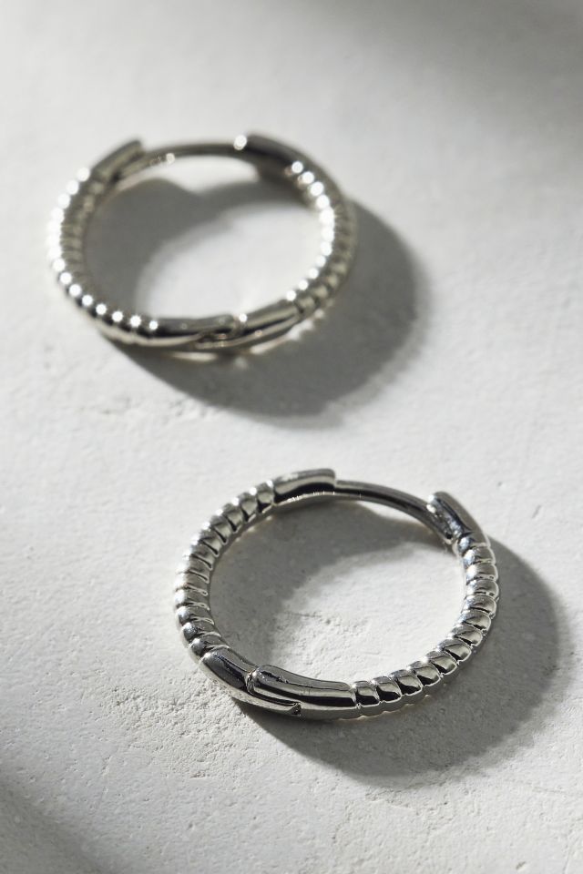 Waterproof Thin Micro Hoop Earring #1