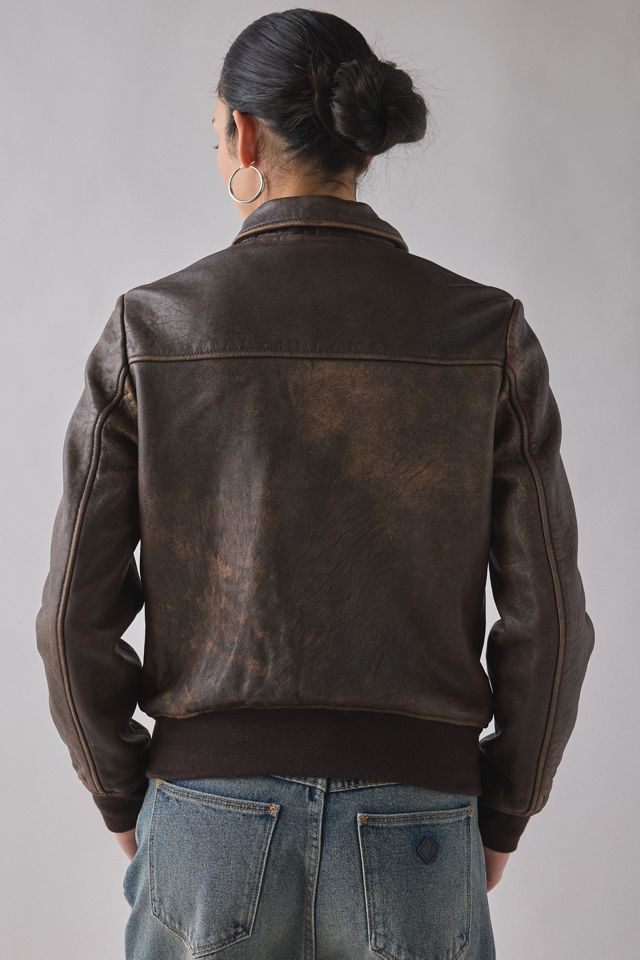 Schott NZ Lambskin Leather Flight Jacket #3