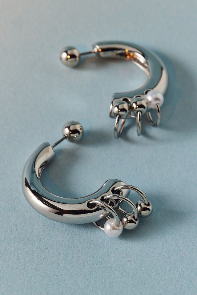 Boucle d'oreille percée avant/arrière #2