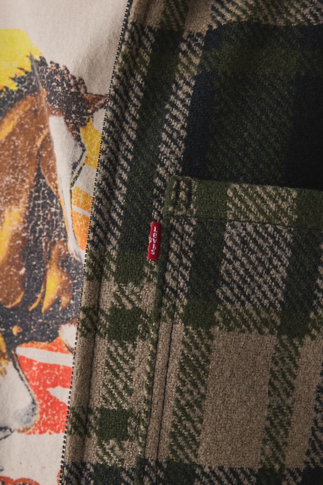 Levi’s® Plaid Wool Shirt Jacket #3