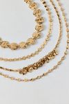 Kai Metal Coin Layering Necklace Set