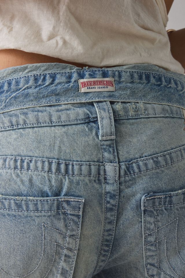 Jean Baggy Bobbi à Double Ceinture Délavé True Religion #4
