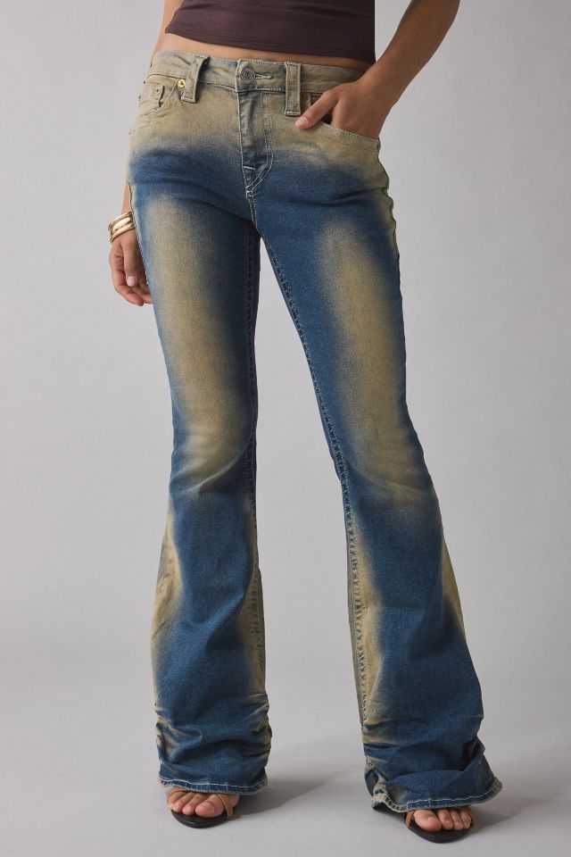 Jean évasé taille mi-haute froncé True Religion #1