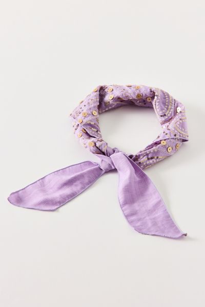 Romy Gold Embellished Headscarf