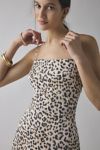 Glamorous Leopard Print Satin Slip Maxi Dress