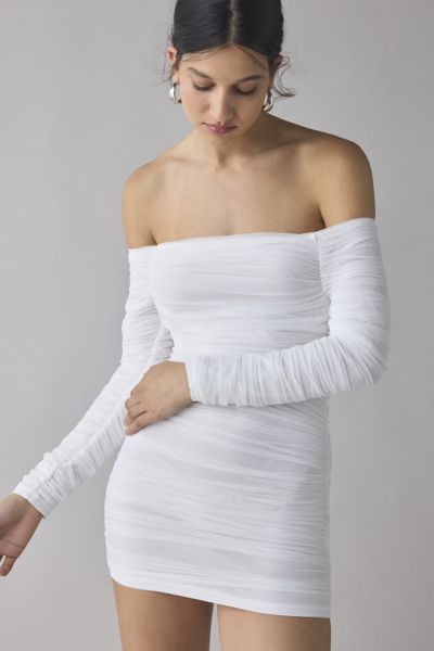 UO Cutout-Back Knit Bodycon Mini Dress