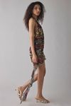 Jaded London Cindy Plunge Halter Open-Back Mini Dress | Urban Outfitters