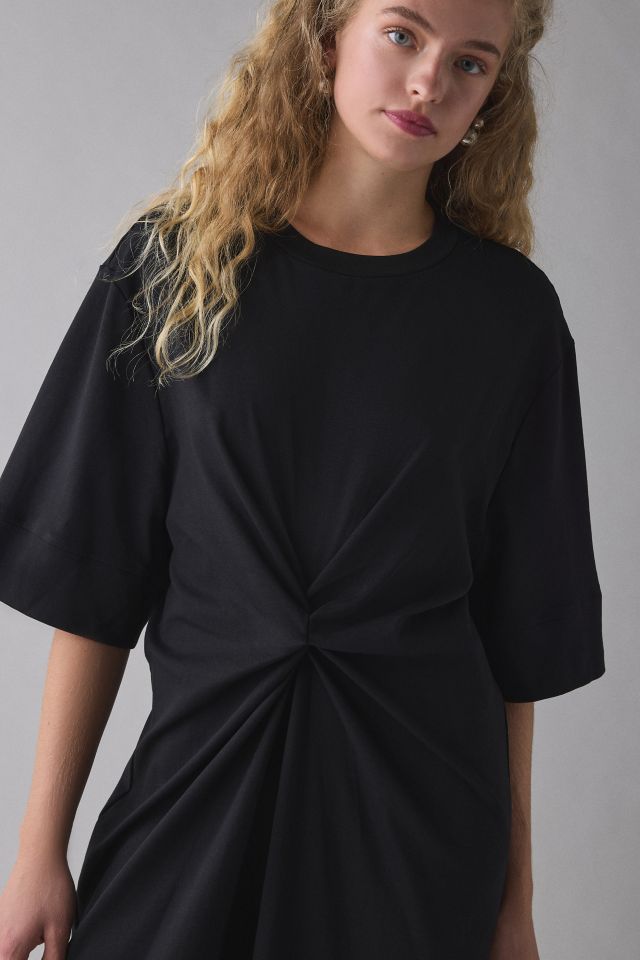 Glamorous Knotted-Front Jersey Knit Midi Dress #2