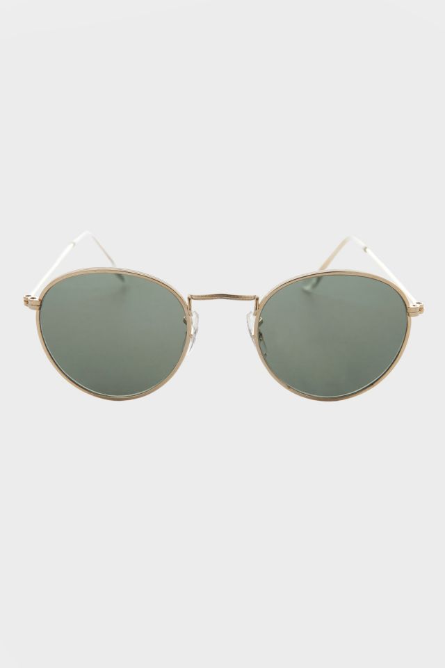 Vintage Julian Gold Round Sunglasses #1