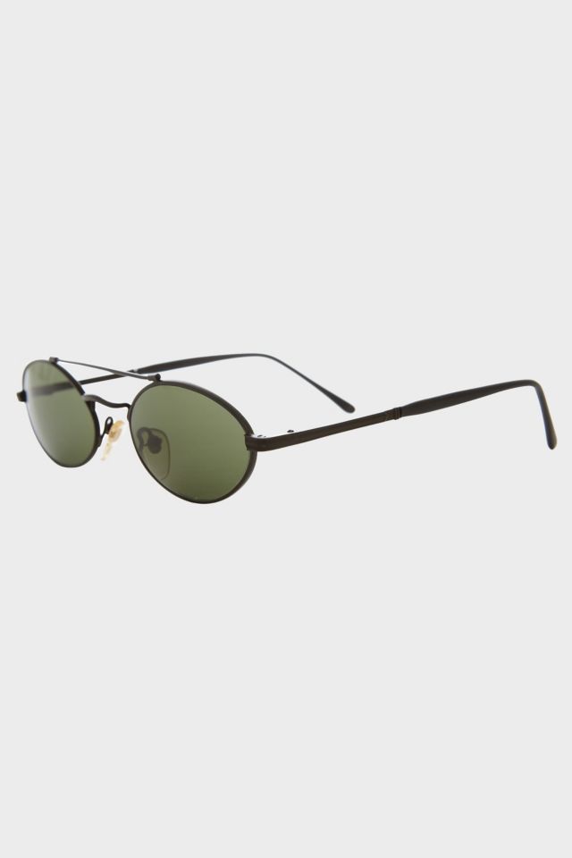 Vintage Wink Slim Oval Sunglasses #1