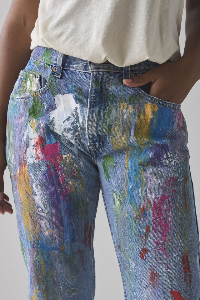 ReMADE by UO Paint Splatter Loose Levi’s® Jean #4