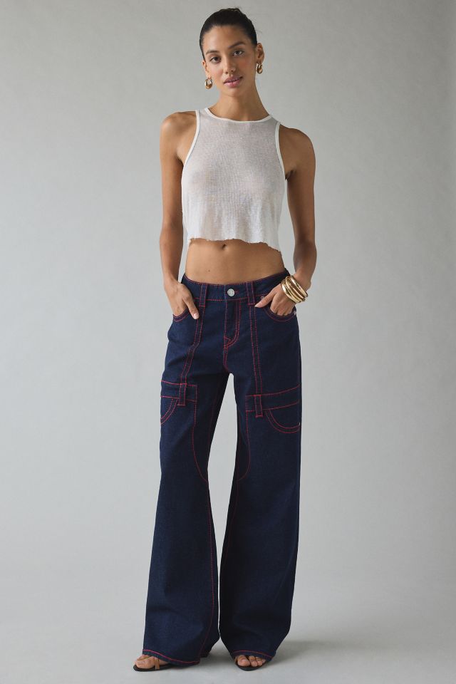 True Religion Bobbi Big T Flap Carpenter Jean #1