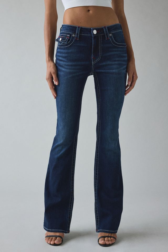 True Religion Becca Mid-Rise Flap Bootcut Jean #1