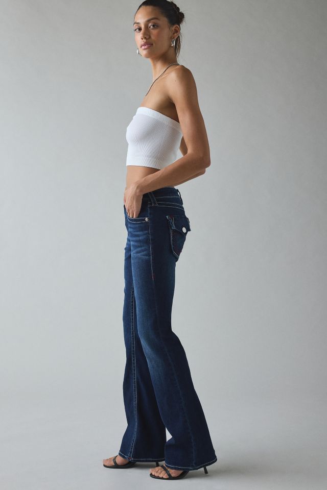 True Religion Becca Mid-Rise Flap Bootcut Jean #2