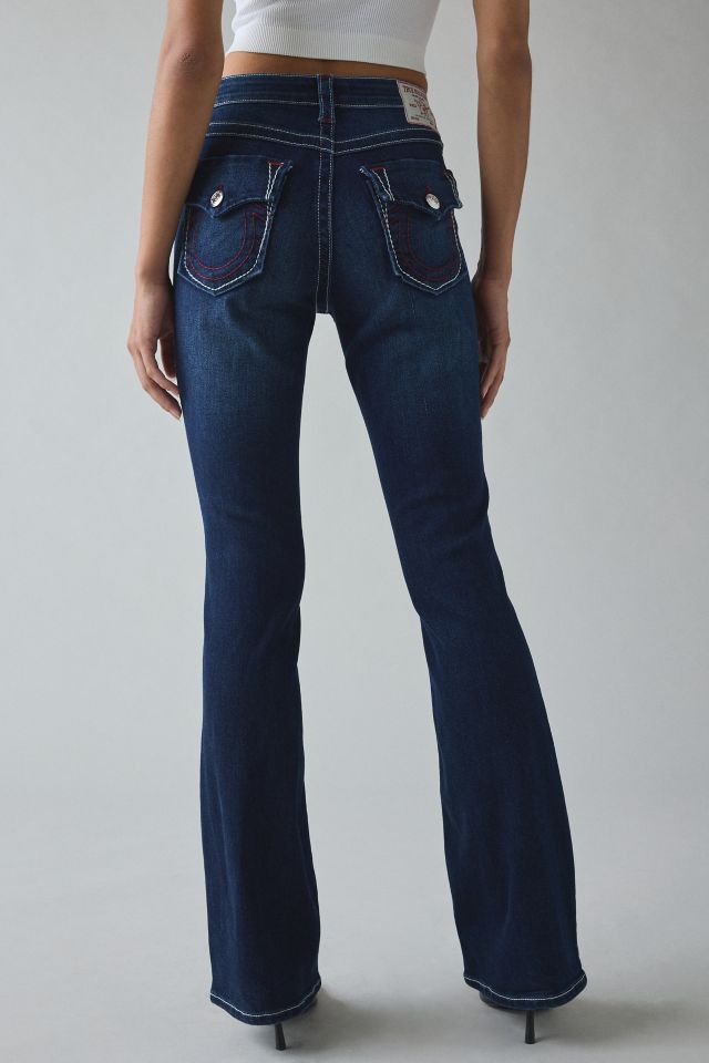 True Religion Becca Mid-Rise Flap Bootcut Jean #3