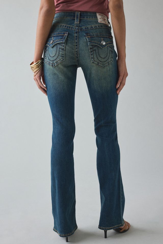 True Religion Becca Mid-Rise Flap Bootcut Jean #4