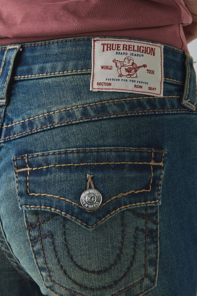 True Religion Becca Mid-Rise Flap Bootcut Jean #5