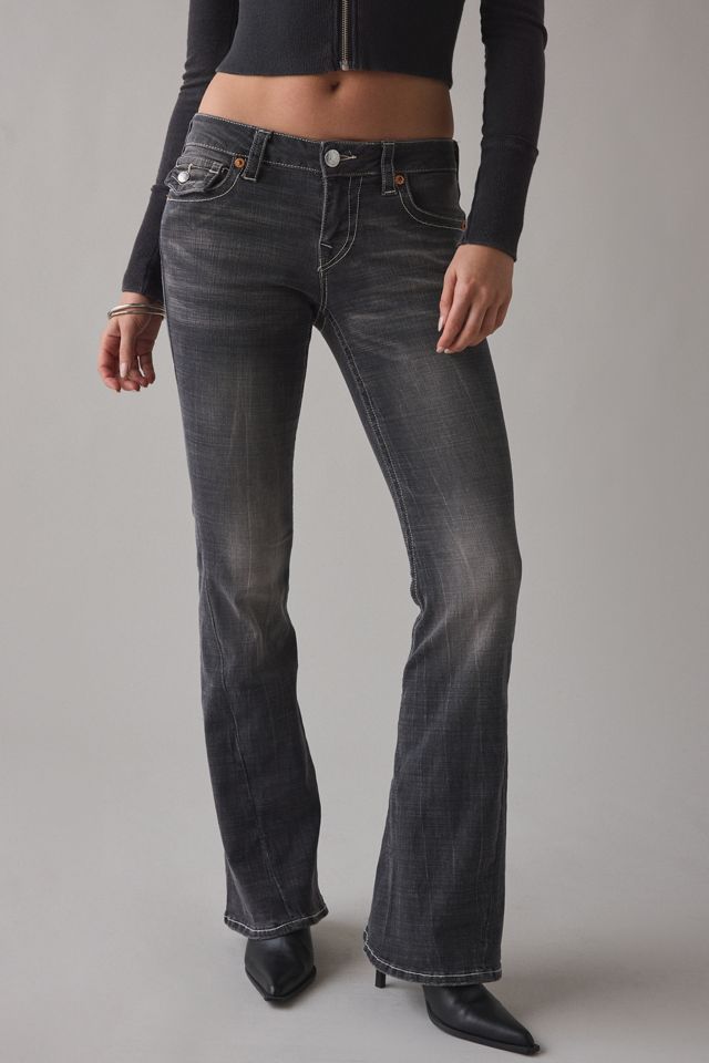 True Religion Joey Tranquil Dream Low-Rise Flap Flare Jean | Urban