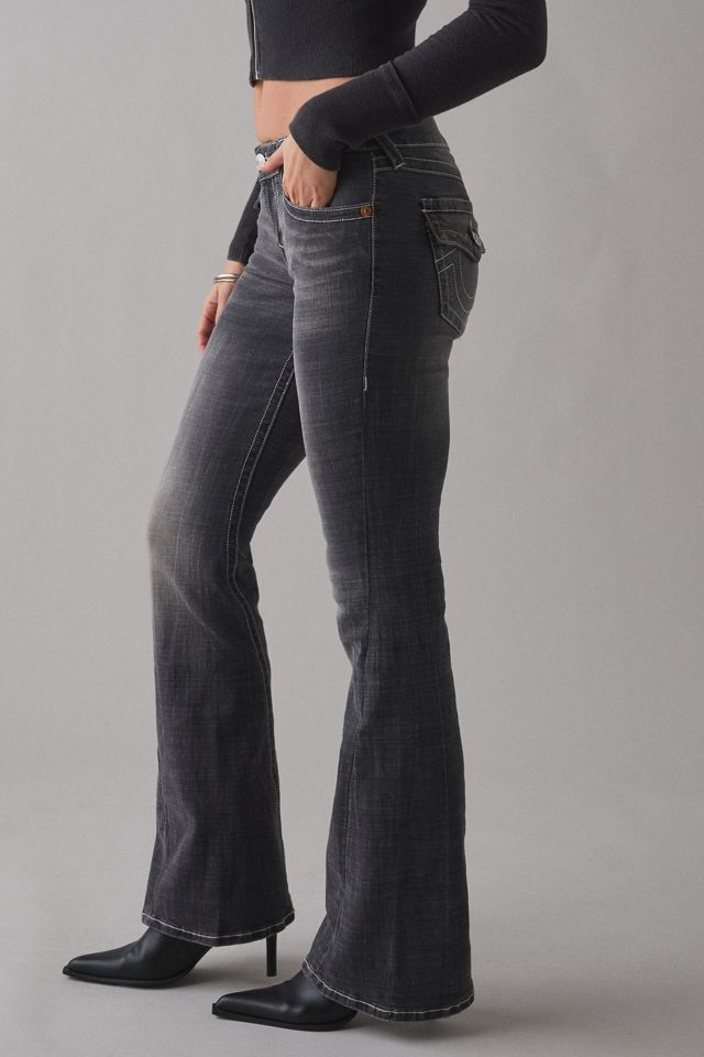 True Religion Joey Tranquil Dream Low-Rise Flap Flare Jean | Urban