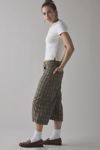 BDG Mega Cotton Poplin Mid-Rise Baggy Jort
