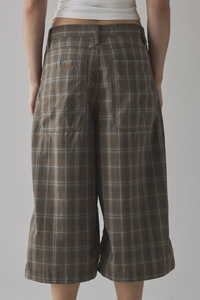 BDG Mega Cotton Poplin Mid-Rise Baggy Jort #3