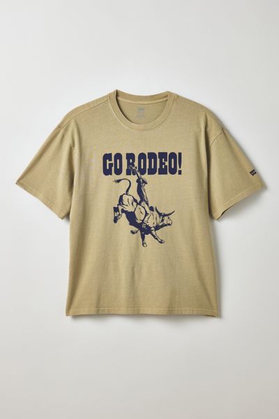 Levi's Go Rodeo Graphic Tee In Tan, Men's At Urban Outfitters In Brown