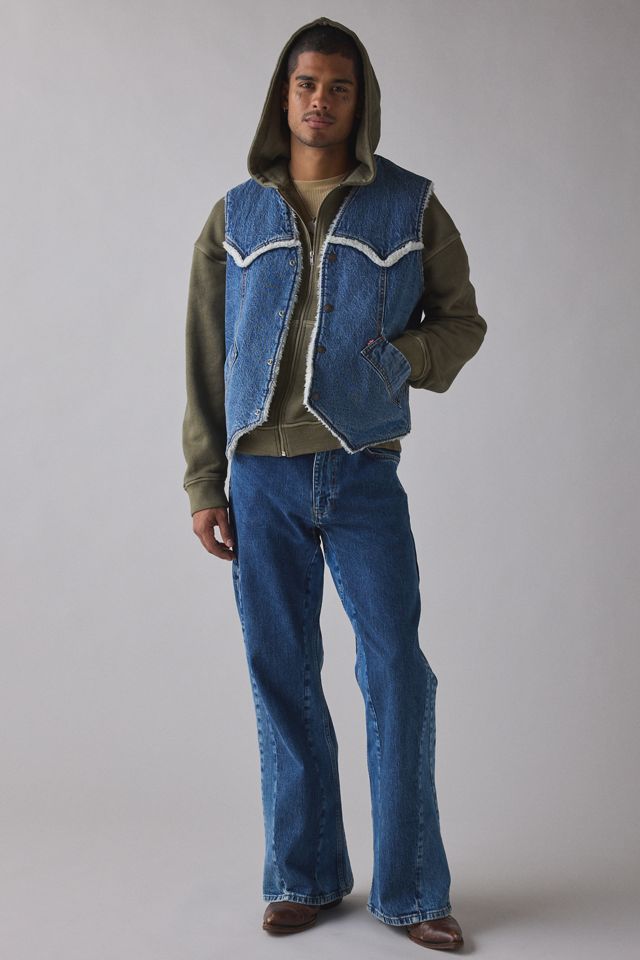 Levi's® Western Fleece Lined Denim Vest #2