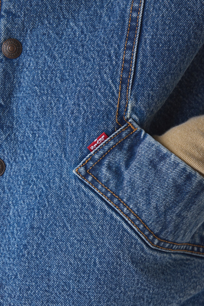 Levi's® Western Fleece Lined Denim Vest