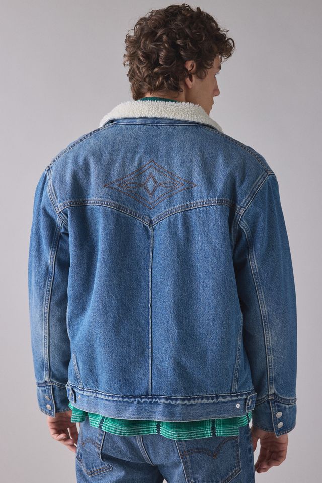 Levi’s® Western Fleece-Lined Denim Trucker Jacket #1