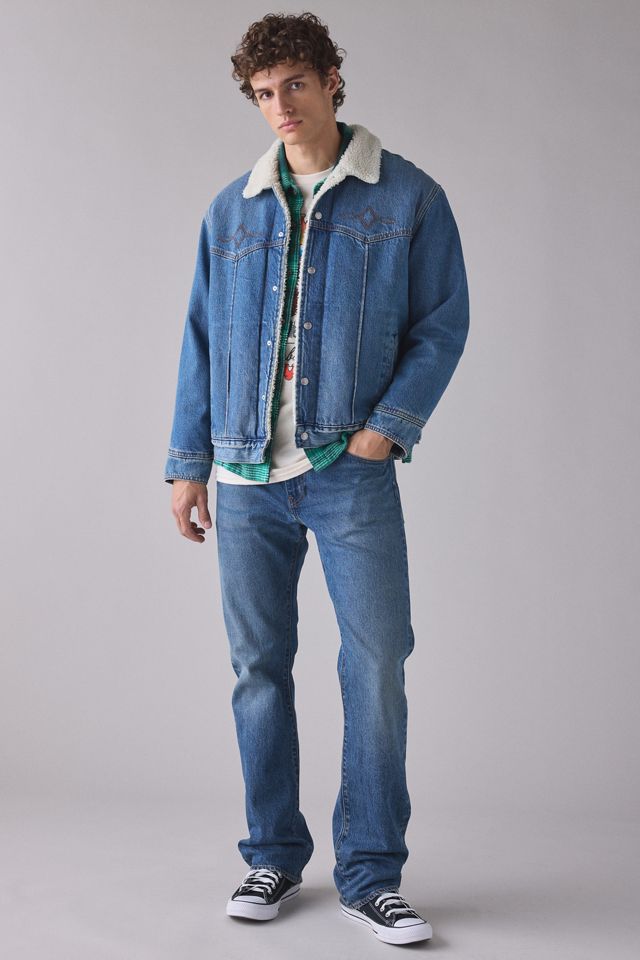 Levi’s® Western Fleece-Lined Denim Trucker Jacket #2
