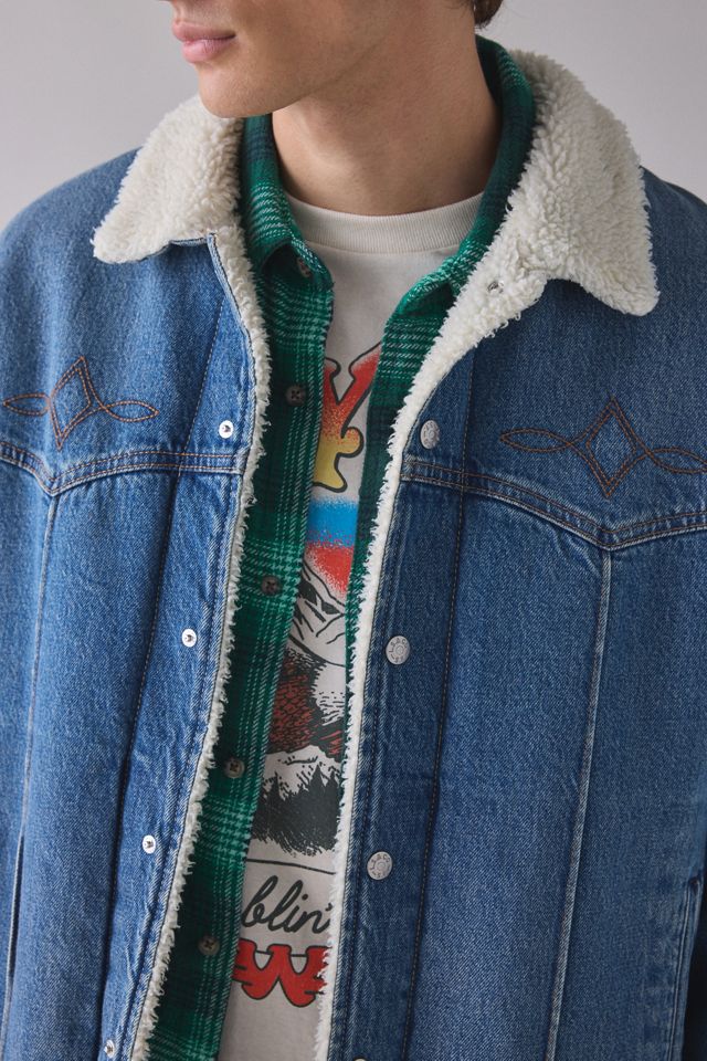 Levi’s® Western Fleece-Lined Denim Trucker Jacket #3