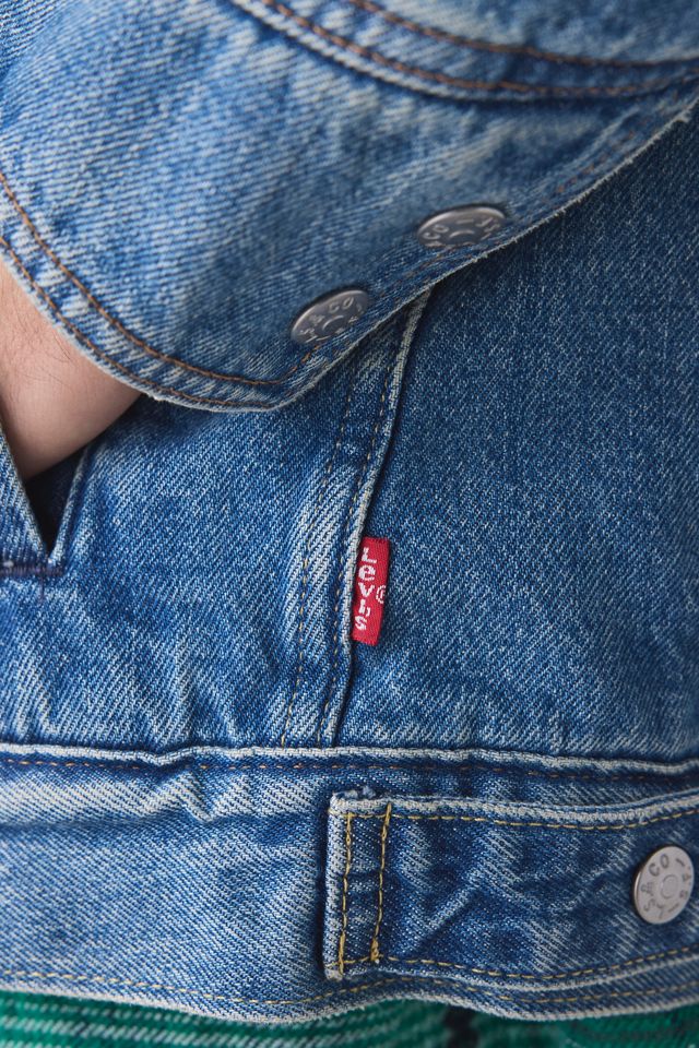 Levi’s® Western Fleece-Lined Denim Trucker Jacket #4