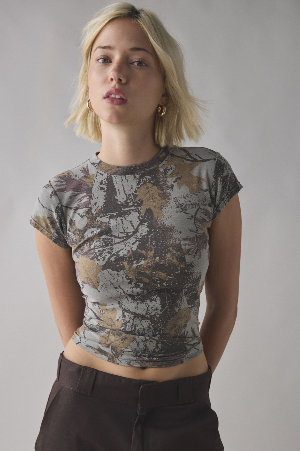 BDG Camo Graphic Short Sleeve Spill The Tee