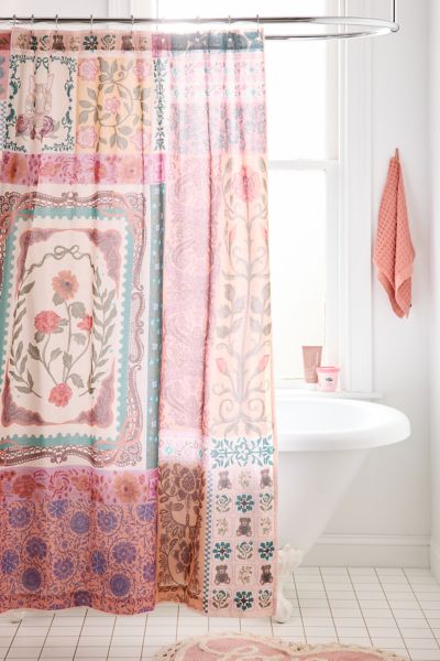 Raya Icon Patterned Shower Curtain